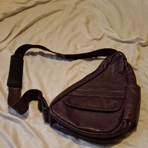 Ameribag Dark Brown Leather Belt Bag